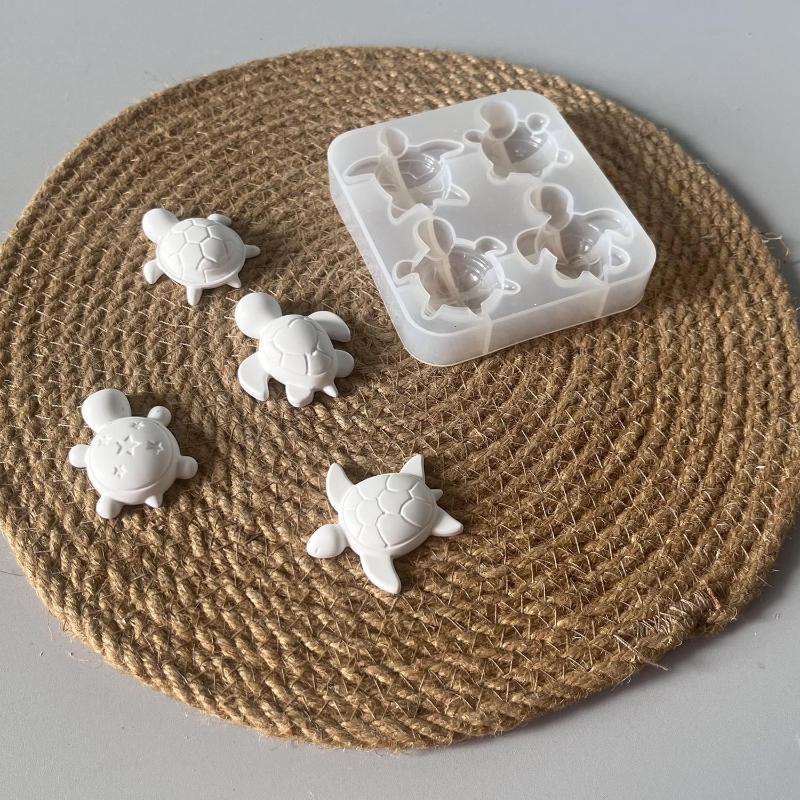 Soap Making Ins - Forma silikonowa w kształcie żółwia, wielofunkcyjna,