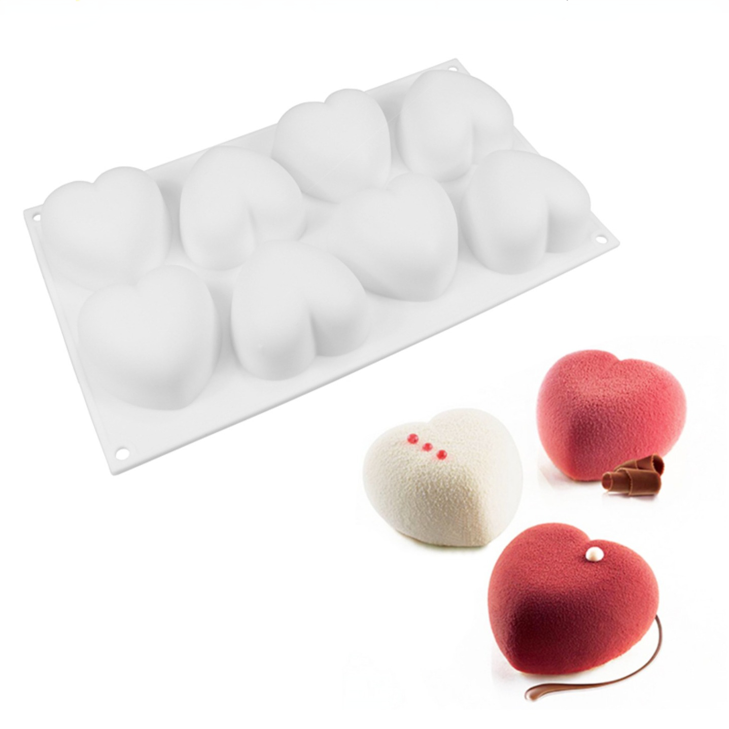 Soap Making Diy Kit - Miłość serce silikonowe formy do mydła