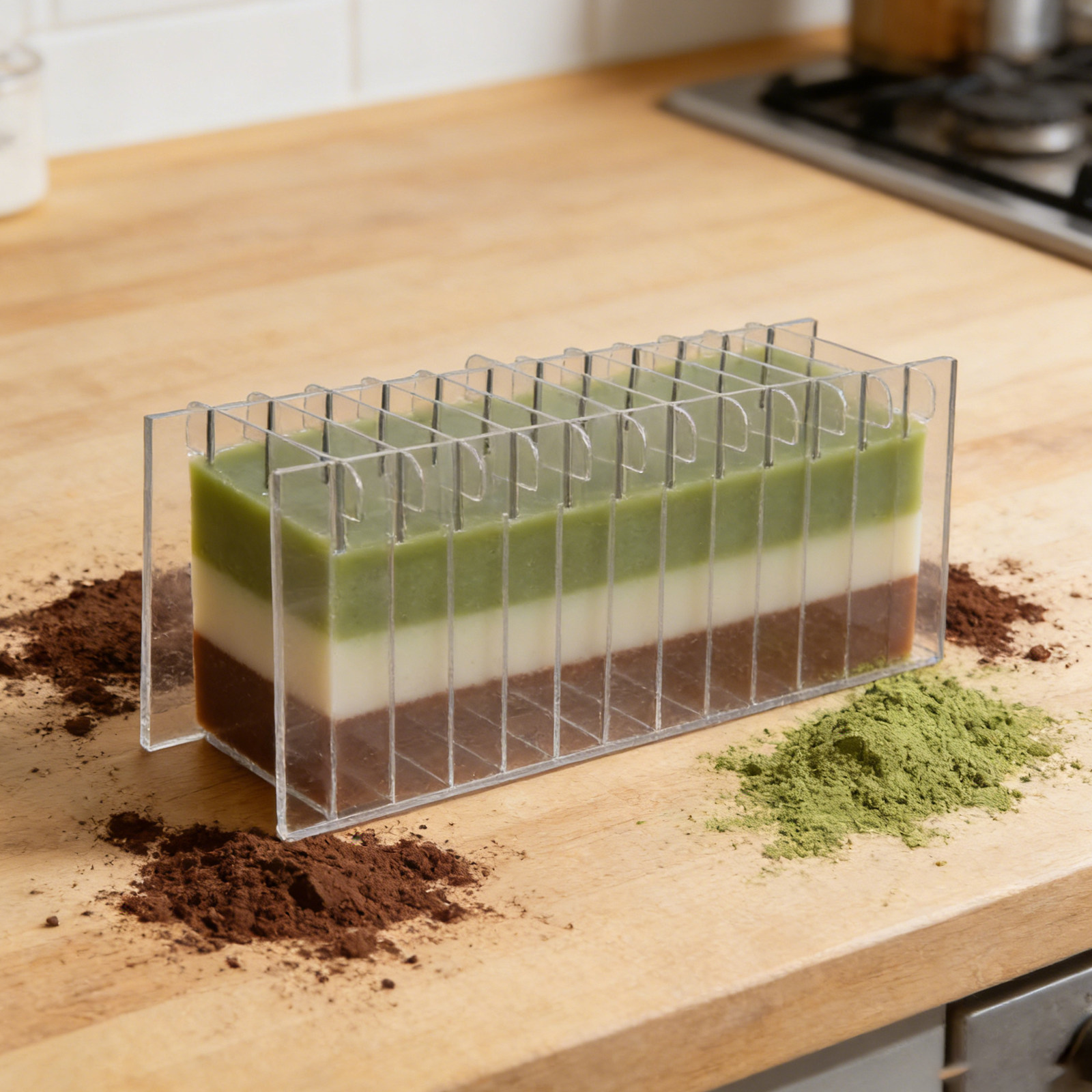 Soap Making Kit For Beginners - Akrylowa tablica do podziału mydła do