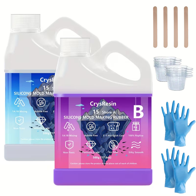 500ml 2 butelki płynnego silik – Soap Making Diy Kit recenzja i cena