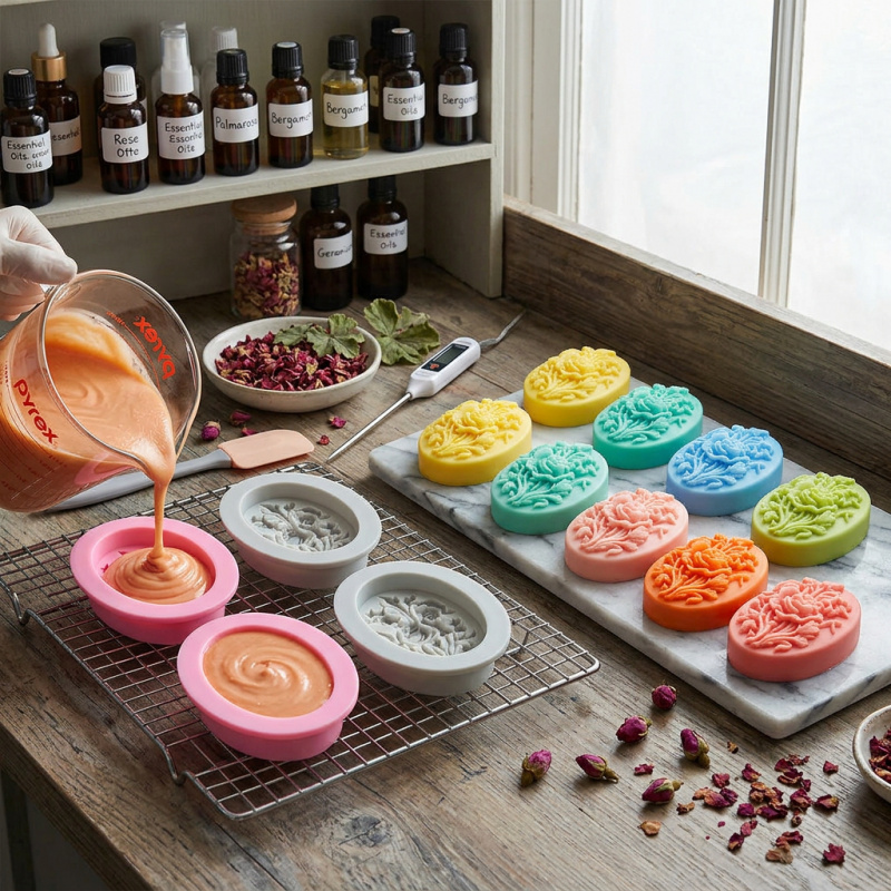 4 silikonowe formy w kształcie – Soap Making Ins recenzja i cena